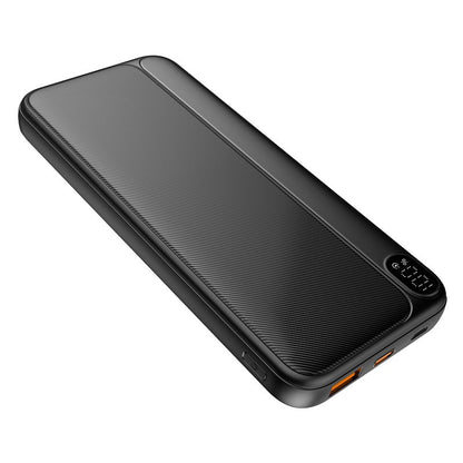 Bateria Externa Universal Power Bank 10.000 mAh (Tipo C / Lightning) COOL Grip Preto