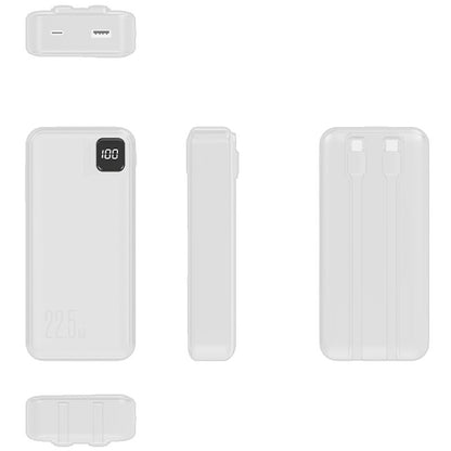 Bateria Externa Universal Power Bank 22.5W 20.000 mAh (Tipo C / Lightning) COOL Branco