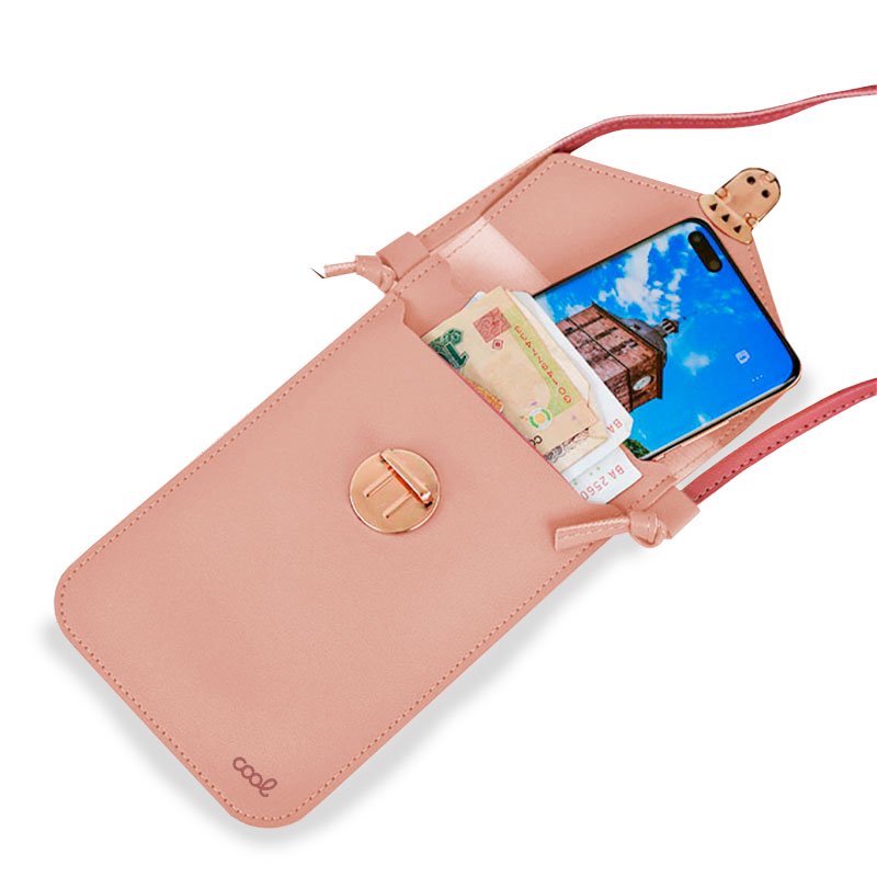Bolsa Universal Basic de até 6,7 pol. COOL Rosa