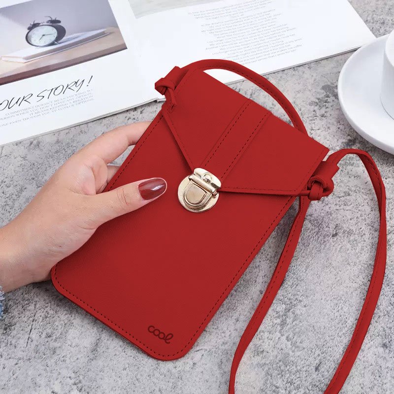 Bolsa Universal Basic de até 6,7 pol. COOL Vermelho