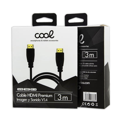 Cabo HDMI para HDMI Áudio-Vídeo Universal (3 metros) Ultra 4K COOL