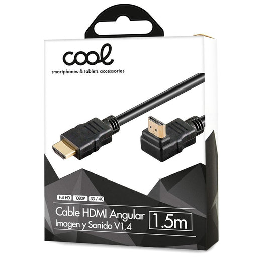 Cabo HDMI para HDMI Áudio-Vídeo Universal (1,5 metros) Angular Ultra 4K COOL
