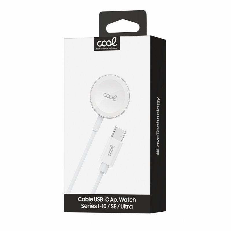 Cabo USB COOL MagCharge (Tipo C) para Apple Watch Universal Branco