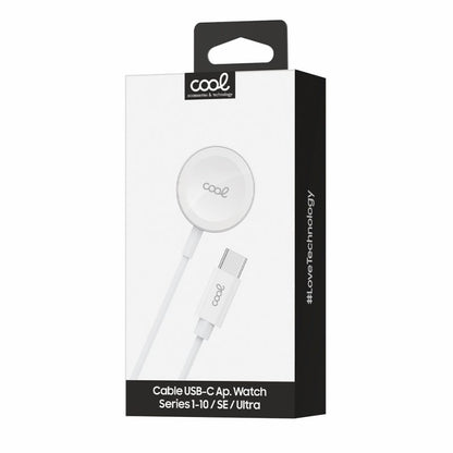 Cabo USB COOL MagCharge (Tipo C) para Apple Watch Universal Branco