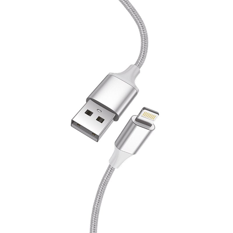 Cabo USB COOL Nylon Universal Lightning para iPhone / iPad (1,2 metros)