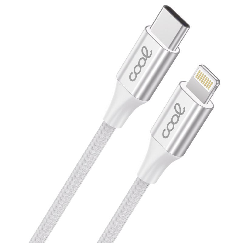 Cabo USB COOL Nylon Universal Tipo C para Lightning (1,2 metros)