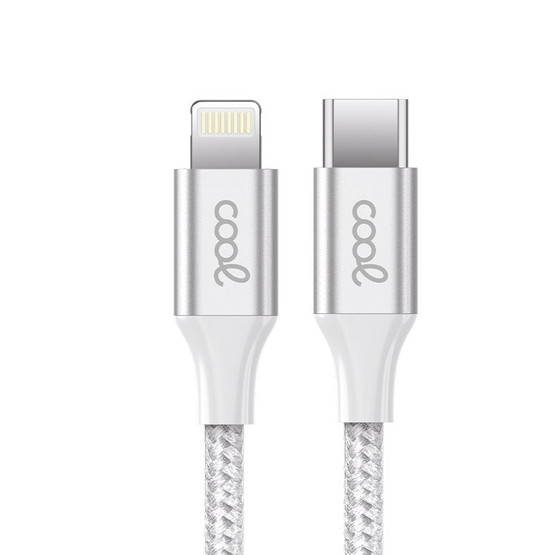 Cabo USB COOL Nylon Universal Tipo C para Lightning (1,2 metros)