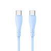 Cabo USB COOL Silicone Universal Tipo C para Tipo C Azul Céu (1 metro)