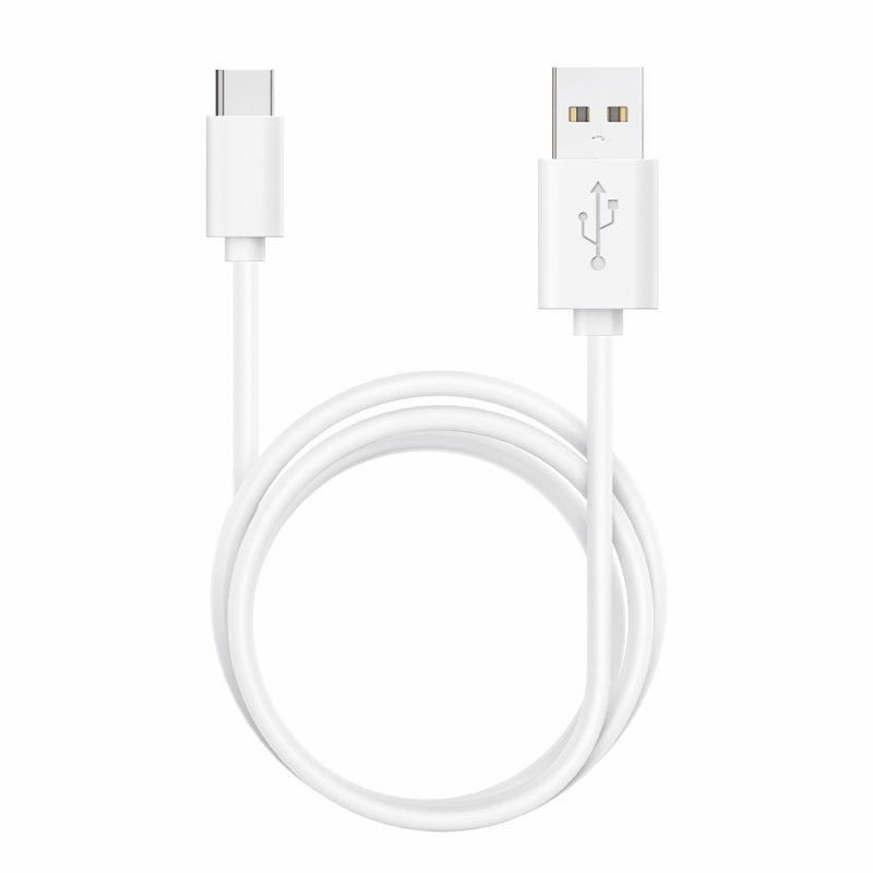 Cabo USB universal COOL compatível TYPE-C (1,2 metros) Branco 2,4 Amp