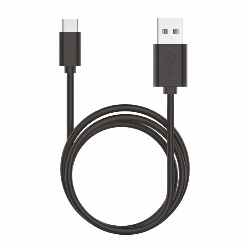 Cabo USB universal COOL compatível TYPE-C (1,2 metros) Preto 2,4 Amp