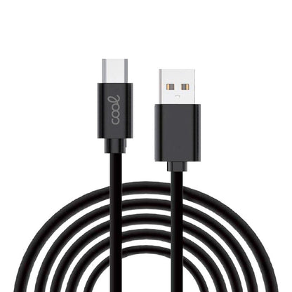 Cabo USB universal COOL compatível TYPE-C (3 metros) Preto 2,4 Amp