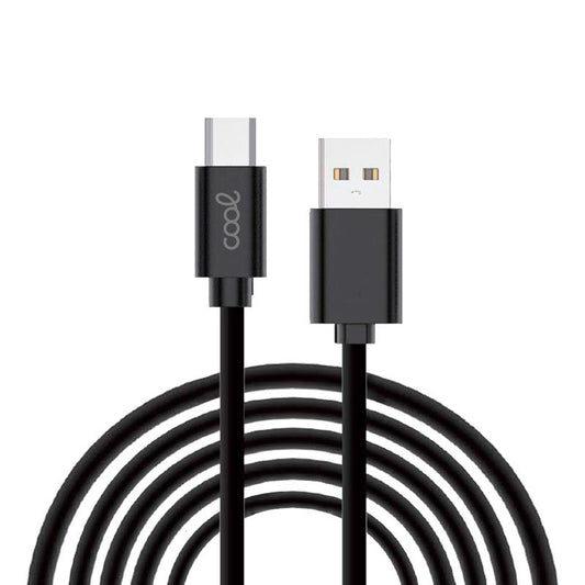 Cabo USB universal COOL compatível TYPE-C (3 metros) Preto 2,4 Amp