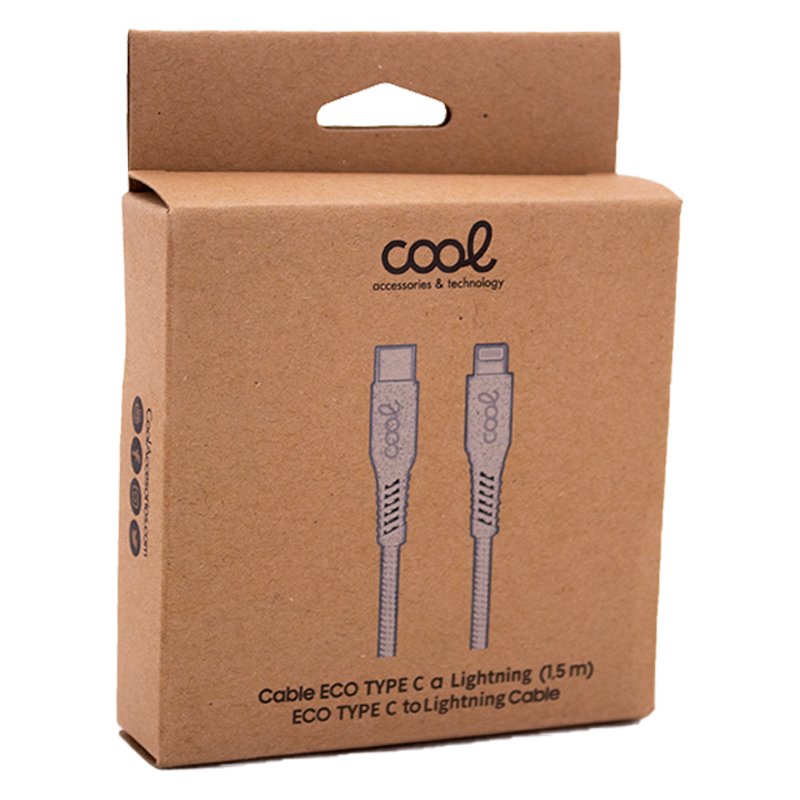 Cabo USB Universal Tipo C para Lightning para iPhone COOL ECO (1,5 metros)