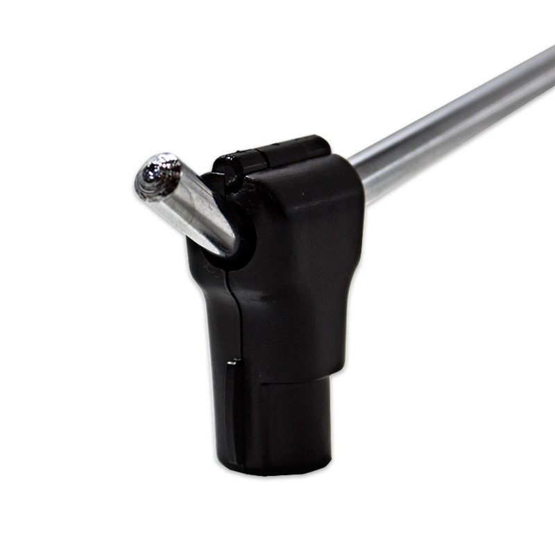 Cadeado anti-roubo de plástico preto (para gancho simple) 8mm