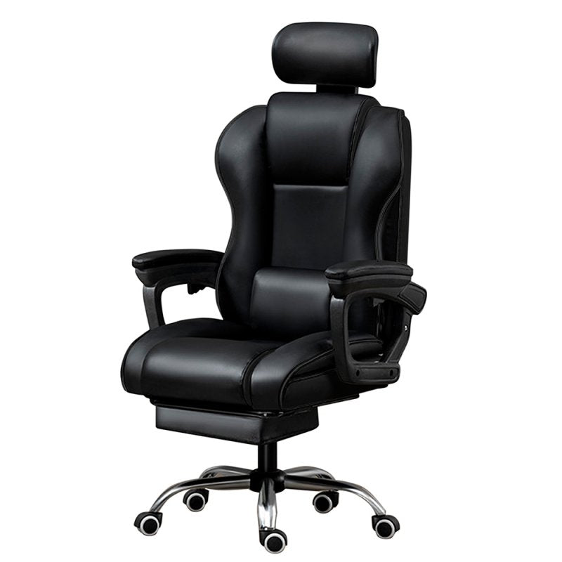 Cadeira de Escritório Premium COOL Board Preta (Apoio para os Pés)