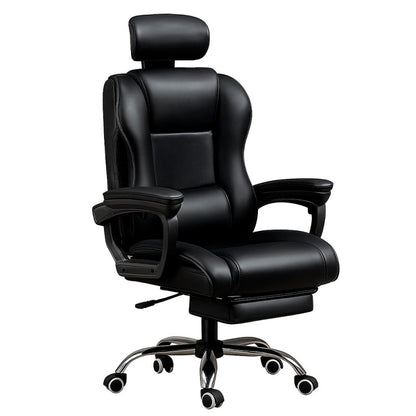 Cadeira de Escritório Premium COOL Board Preta (Apoio para os Pés)