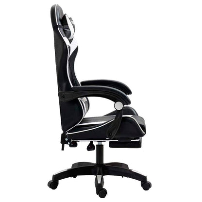 Cadeira Gaming Premium COOL Rest Preto-Branco (Apoio pes)