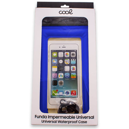 Capa impermeável universal azul