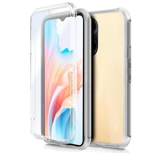 Capa COOL de Silicone 3D para Oppo A18 / A38 (transparente frente + verso)