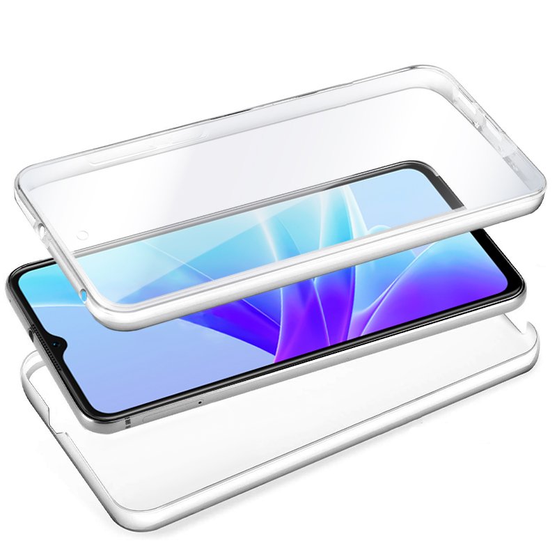 Capa COOL de Silicone 3D para OPPO A57s / A77 5G / Realme Narzo 50 5G (transparente frente + verso)
