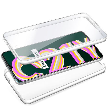Capa COOL de Silicone 3D para Realme C21Y / C25Y (frente e verso transparentes)