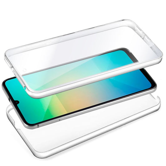 Capa COOL de Silicone 3D para Samsung A065 Galaxy A06 (transparente frente + verso)