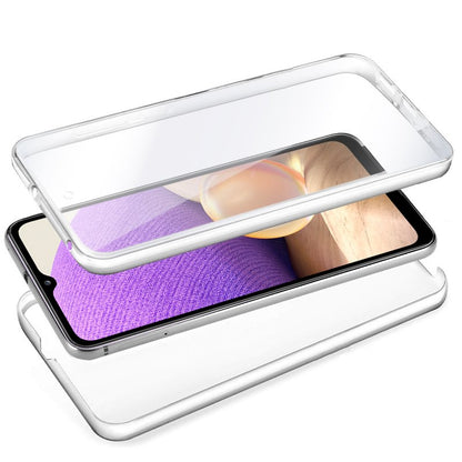 Capa COOL de Silicone 3D para Samsung A326 Galaxy A32 5G (frente e verso transparentes)