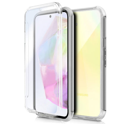Capa COOL de Silicone 3D para Samsung A356 Galaxy A35 5G (transparente frente + verso)