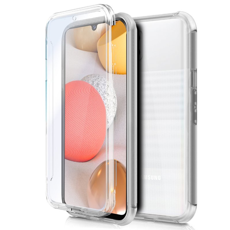 Capa COOL de Silicone 3D para Samsung A426 Galaxy A42 5G (frente e verso transparentes)
