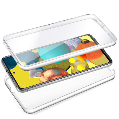 Capa COOL de Silicone 3D para Samsung A516 Galaxy A51 5G (frente e verso transparentes)