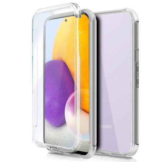 Capa COOL de Silicone 3D para Samsung A725 Galaxy A72 (frente e verso transparentes)