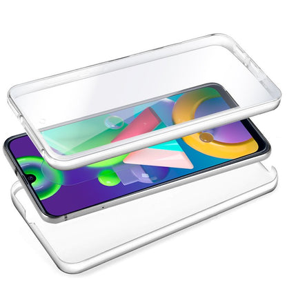 Capa COOL de Silicone 3D para Samsung M215 Galaxy M21 (frente e verso transparentes)