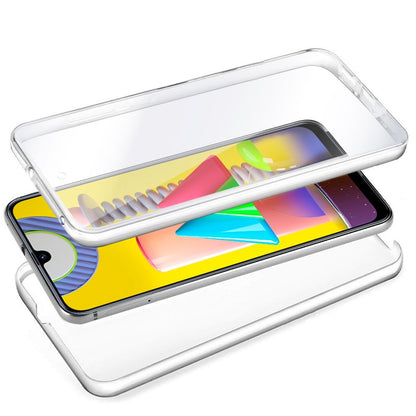 Capa COOL de Silicone 3D para Samsung M315 Galaxy M31 (frente e verso transparentes)