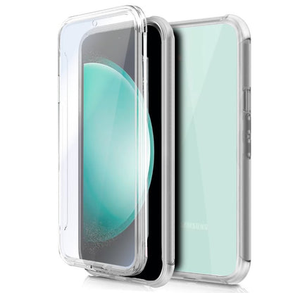 Capa COOL de Silicone 3D para Samsung S711 Galaxy S23 FE (transparente frente + verso)