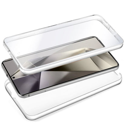 Capa COOL de Silicone 3D para Samsung S928 Galaxy S24 Ultra (transparente frente + verso)