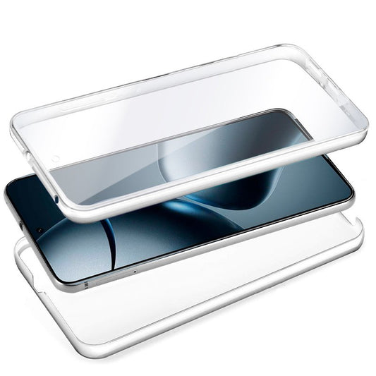 Capa COOL de Silicone 3D para Xiaomi 14T (transparente frente + verso)