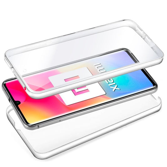 Capa COOL de Silicone 3D para Xiaomi Mi Note 10 Lite (frente e verso transparentes)