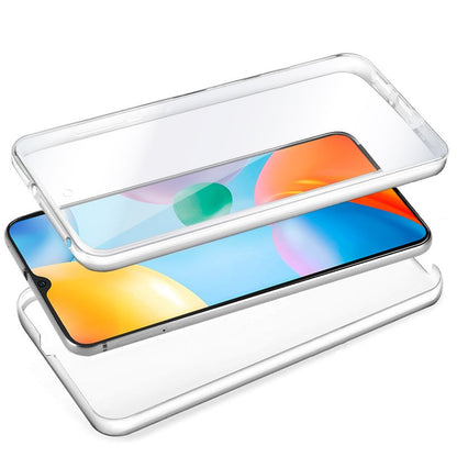 Capa COOL de Silicone 3D para Xiaomi Redmi 10C (frente e verso transparentes)