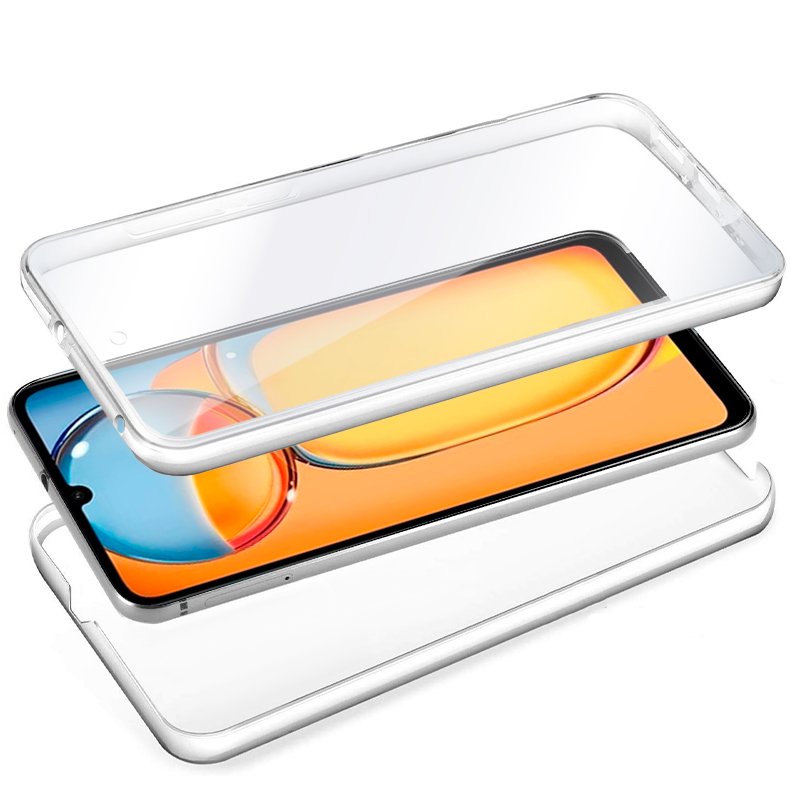 Capa COOL de Silicone 3D para Xiaomi Redmi 13C / 13C 5G / Poco C65 (transparente frente + verso)