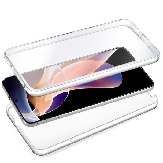 Capa COOL de Silicone 3D para Xiaomi Redmi Note 11 Pro / Note 11 Pro 5G / Note 12 Pro 4G (frente transparente + verso)