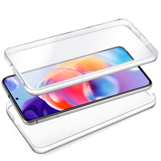 Capa COOL de Silicone 3D para Xiaomi Redmi Note 11 Pro Plus 5G (transparente frente + verso)