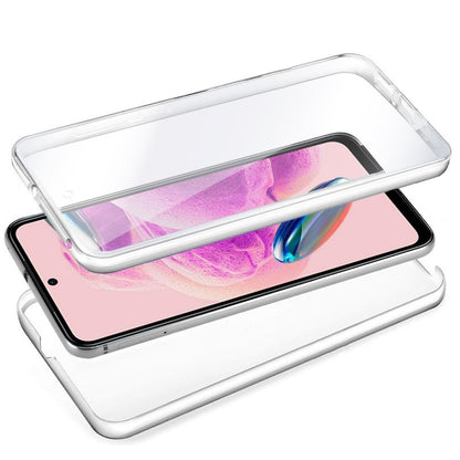 Capa COOL de Silicone 3D para Xiaomi Redmi Note 12S (transparente frente + verso)
