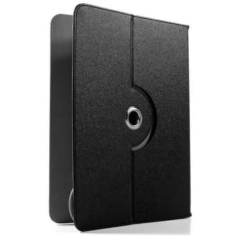 Capa COOL Ebook / Tablet 8 poleg.  Couro Sintético Preto Rotativa
