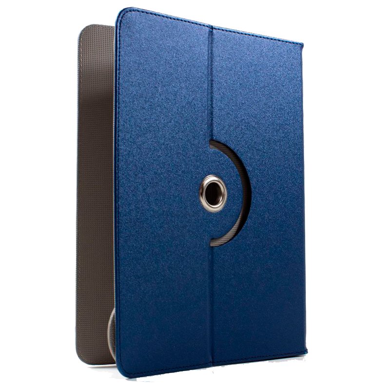 Capa COOL Ebook / Tablet 9 poleg. Couro Sintético Azul Rotativa