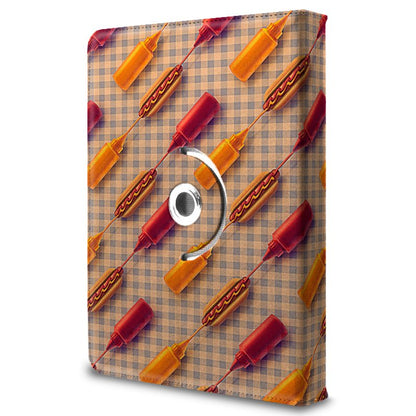 Capa COOL Ebook / Tablet 9.7 - 11 poleg. Couro Sintético Hot Dogs (Quadrado)