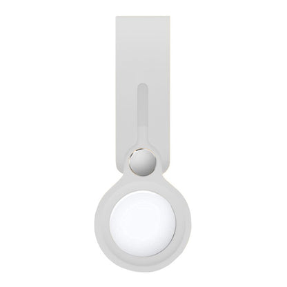 Capa COOL Loop compatível com AirTag Silicone Branco