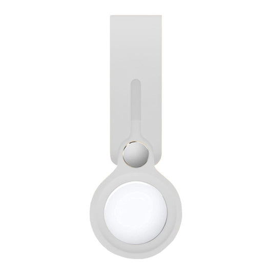 Capa COOL Loop compatível com AirTag Silicone Branco