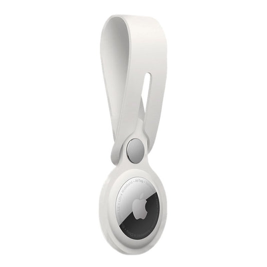 Capa COOL Loop compatível com AirTag Silicone Branco