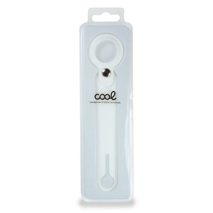 Capa COOL Loop compatível com AirTag Silicone Branco