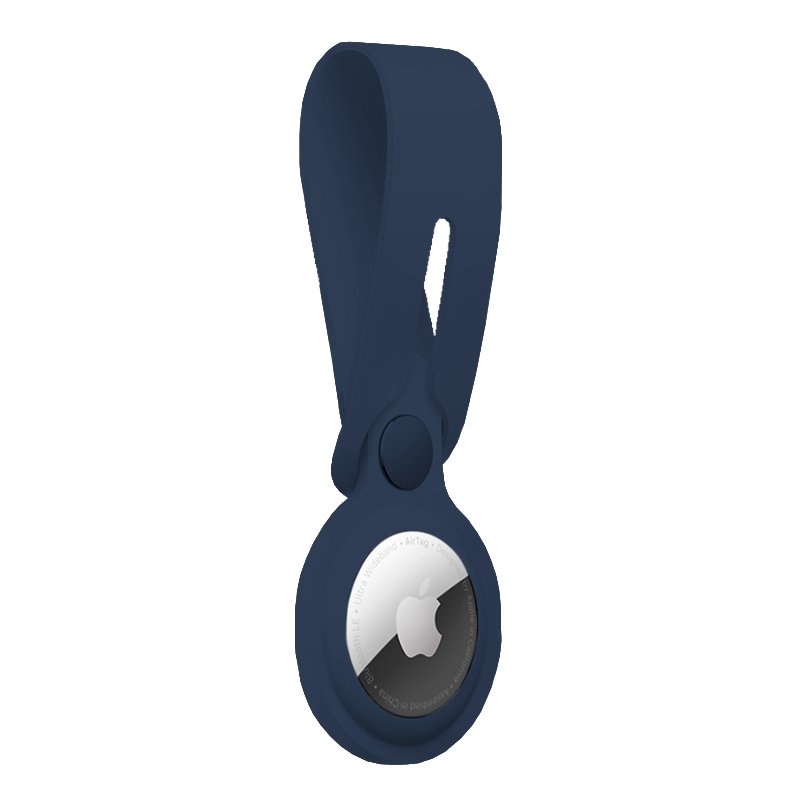 Capa COOL Loop compatível com AirTag Silicone Marinho